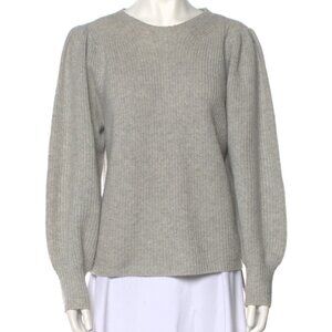 Apiece Apart Cashmere puff sleeve grey sweater